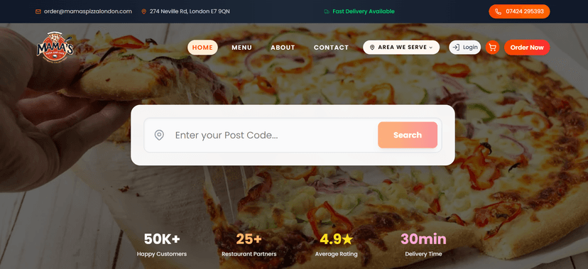 MAMASPIZZA - Pizza Delivery App